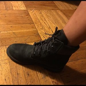 Timberland black boots still brand new $20